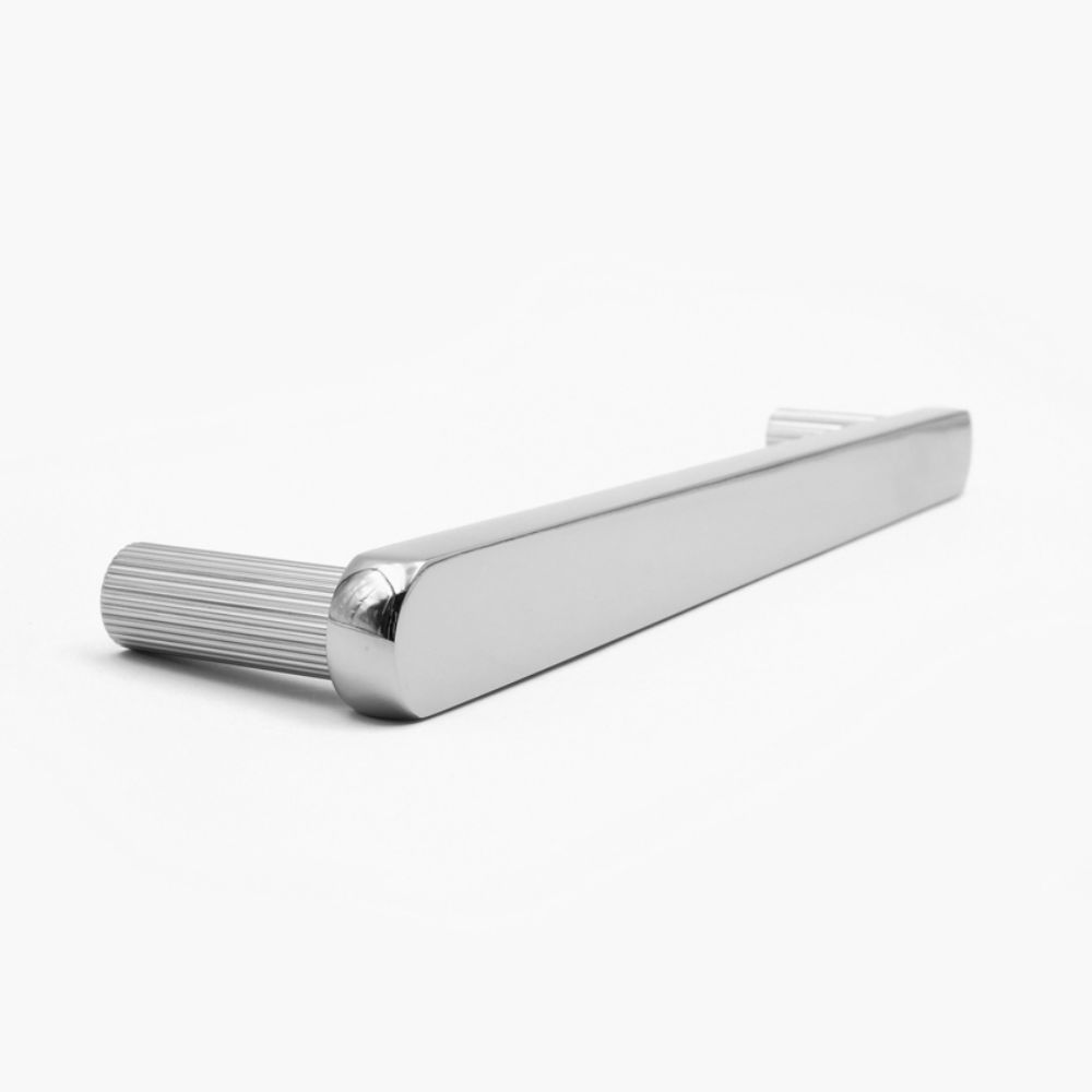HAPNY R1005-PN Ribbed 18” Appliance Pull in Polished Nickel